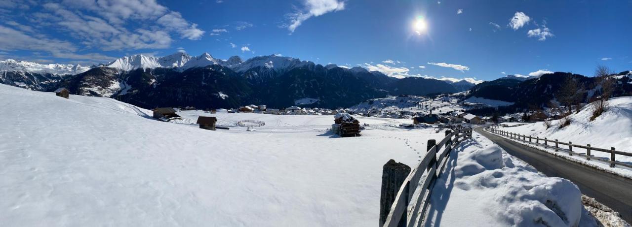 Ferienwohnung Alpenglück Fiss Exterior foto